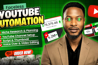 setup youtube automation for faceless and cash cow channel