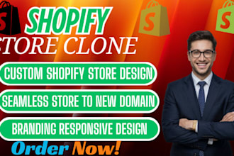 revamp clone shopify store copy shopify store design and redesign shopify store