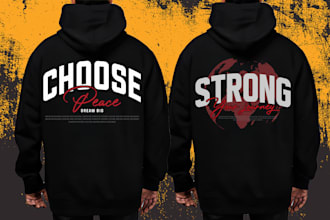 do modern bold streetwear t shirts design
