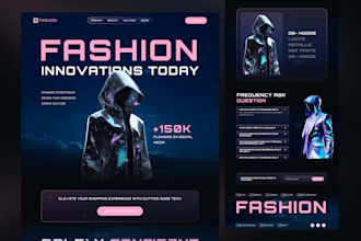 design a modern responsive website with fast delivery