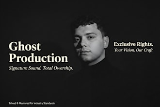be your ghost producer for afro house, deep, speed house