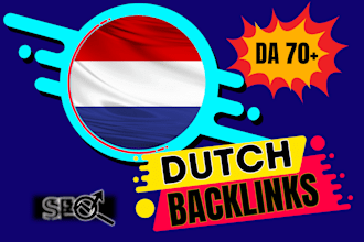 do 100 high authority dutch link building seo nl backlinks netherlands site