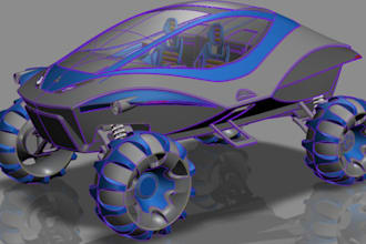 design 3d futuristic car,vehicle prototype,racing car,print ready stl cad model