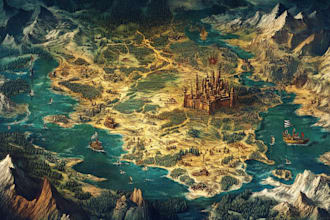 fantasy map design map illustration fantasy map