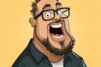 draw bighead cartoon caricature from your photo