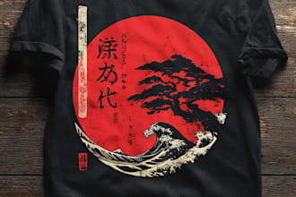 do minimalist t shirt design and typography t shirt design