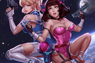 draw a cute and sexy pin up pinup girl