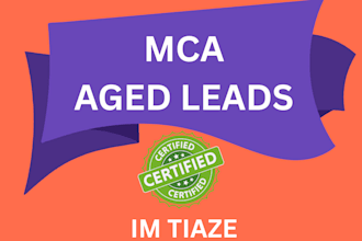 generate mca aged leads for you