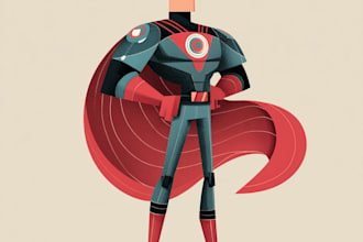 make a superhero character