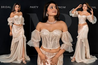 create custom wedding or formal dresses