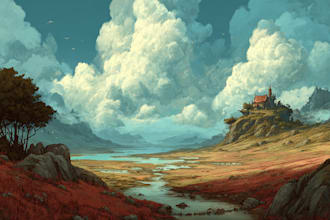 create breathtaking fantasy environment art