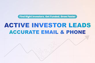 angel investors leads, vc investor leads for startup funding