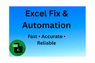 excel spreadsheet fix and automation