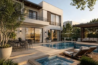 design your swimming pool ,landscape and 3d renderings