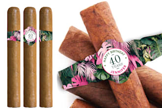 design modern cigar logo, bands, label, and cigar box for you
