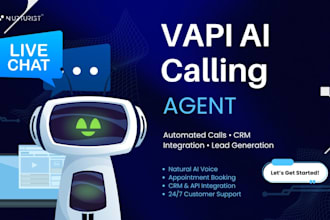 develop ai agent ai receptionist ai calling or voice agent vapi ai