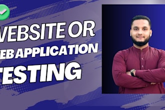 qa test and review website and app with uiux and functionality testing