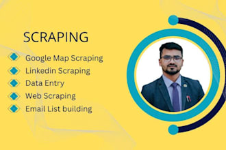 do google map scraping, web scraping, data mining and data entry