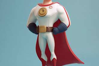 draw you dc or marvel style comic book and superhero
