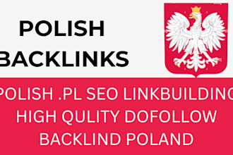 build 50 high quality poland backlinks polish linkbuilding dofollow seo