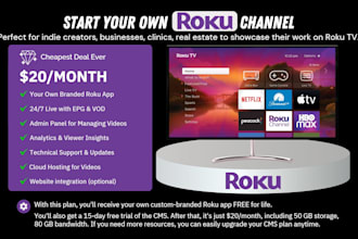 create and publish your own roku TV channel