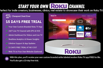 create and publish your own roku TV channel