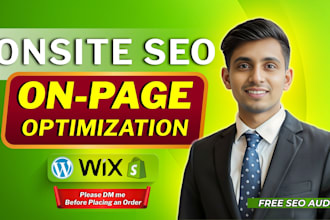 be your onsite seo consultant for on page optimization