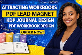 do attracting workbooks, PDF lead magnet, KDP journal design PDF workbook design