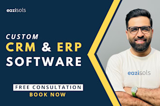 develop custom CRM and erp software for enterprises