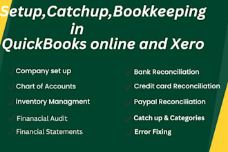 be your bookkeeping expert with quickbooks and xero