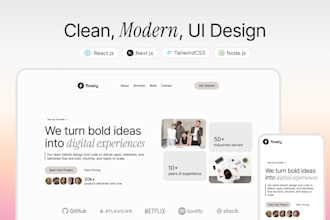 build a modern nextjs landing page for your saas