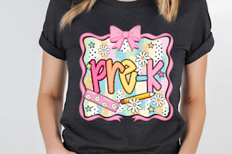 create an teacher, preschool, kids and classroom t shirt design