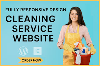 build cleaning service website with an appointment cleaning booking feature