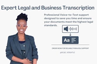 deliver secure legal and corporate transcription services