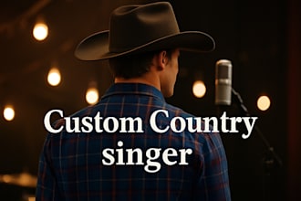 be your country custom love male singer in birthday and valentines day