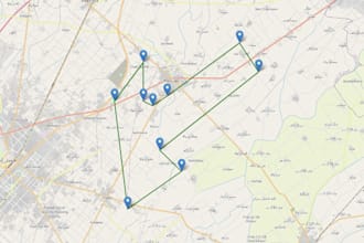 convert survey points to google maps pin and kml