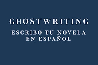 ghostwrite professional ebooks in spanish