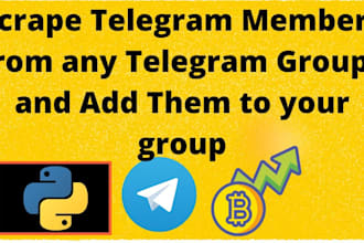 do telegram scraper bot, web scraping bot, telegram chatbot, scraping via python