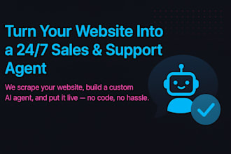 build a custom ai chatbot for your business website