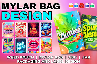 design weed mylar bags, cannabis packaging, cbd pouch
