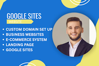 design google sites website landing page