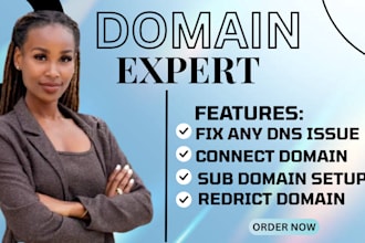fix dns, transfer domain, and connect your domain to any website funnel or store