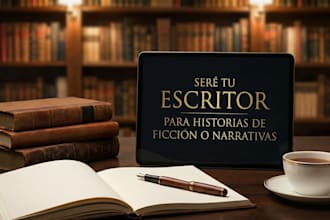 seré tu escritor para historias de ficción o narrativas
