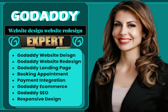 godaddy website redesign godaddy website design, develop godaddy website godaddy