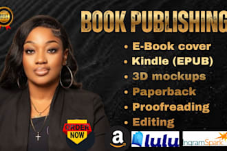 format, design, and publish your book on amazon KDP, amazon KDP book publishing