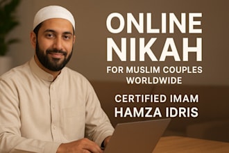 conduct professional nikah service with islamic marriage