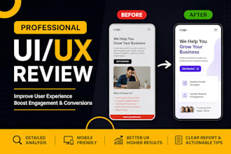 provide professional UI UX review for your app or website
