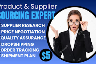 be your product sourcing expert, dropshipping, inspection and handle shipment