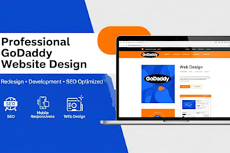 godaddy website design, godaddy website redesign, develop godaddy website design