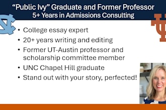 edit college, university application and scholarship essays